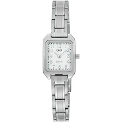 Дамски часовник Q&Q C76A-005PY,метална верижка