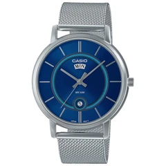 Мъжки часовник Casio MTP-B120M-2A,стоманена верижка