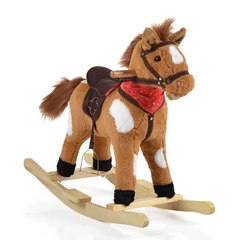 Moni Toys Люлка плюшена кон Thunder каки