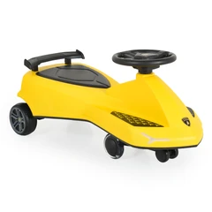 Кола Lamborghini Swing Car Жълт