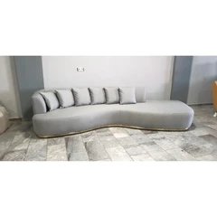 Диван Токио, 5 места, Сив, 300х90х80 см