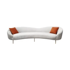 Триместен диван Албатрос, Бял