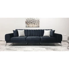 Диван Милано, Сив, 230х90х80 см