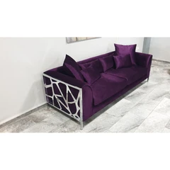 Диван Морено, Лилав, 230х90х80 см