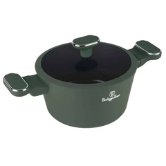 Матово зелена тенджера Berlinger Haus BH8200 с капак 20см