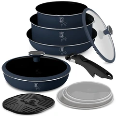 Комплект тенджери 10 части Berlinger Haus BH8416 Deep Sea