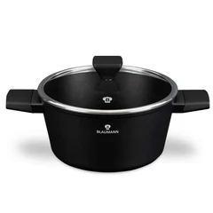 Тенджера с капак 28 см  Blaumann BL4002  Black Silver