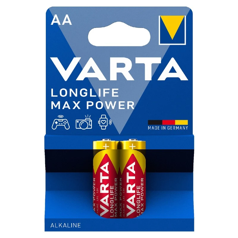 VARTA ALKALINE LONGLIFE MAX POWER AA 1,5V X 2 