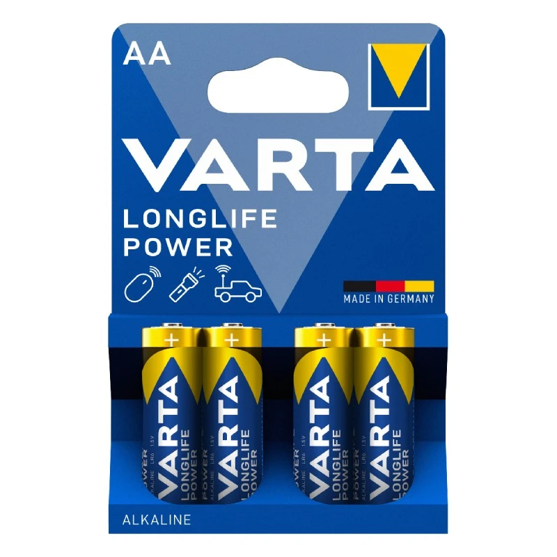 VARTA ALKALINE LONGLIFE POWER AA 1,5V X 4 