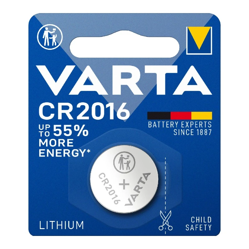 VARTA LITHIUM PROFESSIONAL CR2016 3V X 1