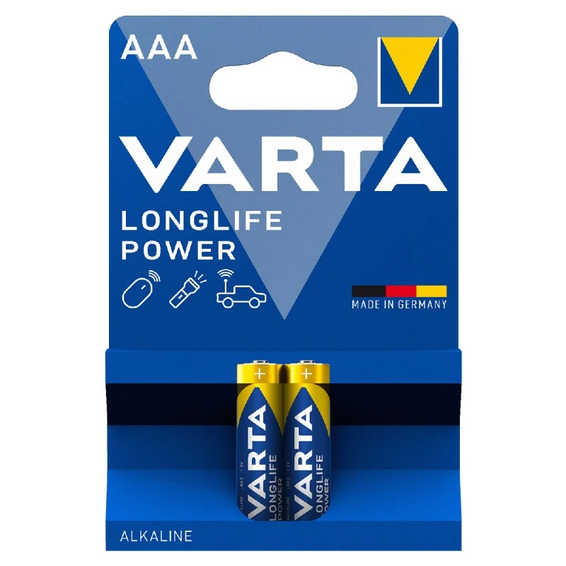 VARTA ALKALINE LONGLIFE POWER AAA 1,5V X 2  