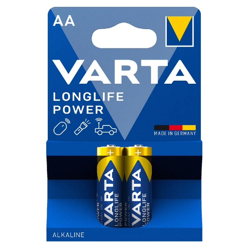 VARTA ALKALINE LONGLIFE POWER AA 1,5V X 2 