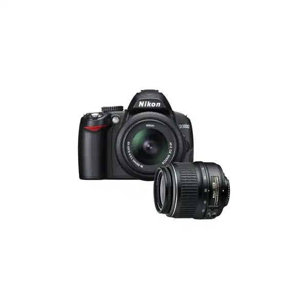 NIKON D3000+18-55VR+55-200VR KIT