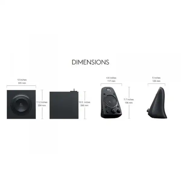 LOGITECH 980-000403 Z623 SPEAKERS 2.1