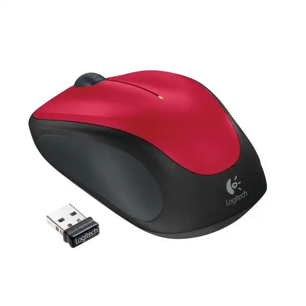 LOGITECH M235 RED WLS MOUSE 910-002497