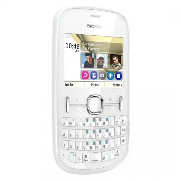 NOKIA ASHA 200 PEARL WHITE DUAL SIM
