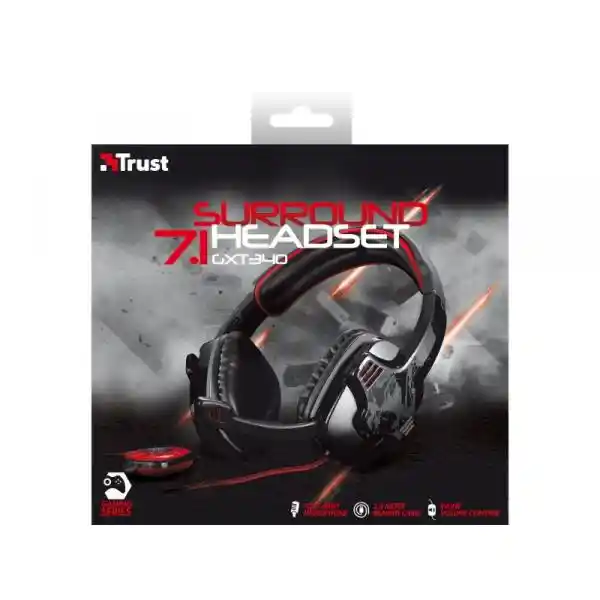 TRUST 19116 GXT340 GAMING HEADPHONES 7.1