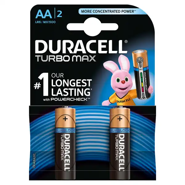 DURACELL TURBO MAX AA X2