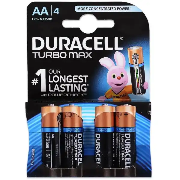 DURACELL TURBO MAX AA X4
