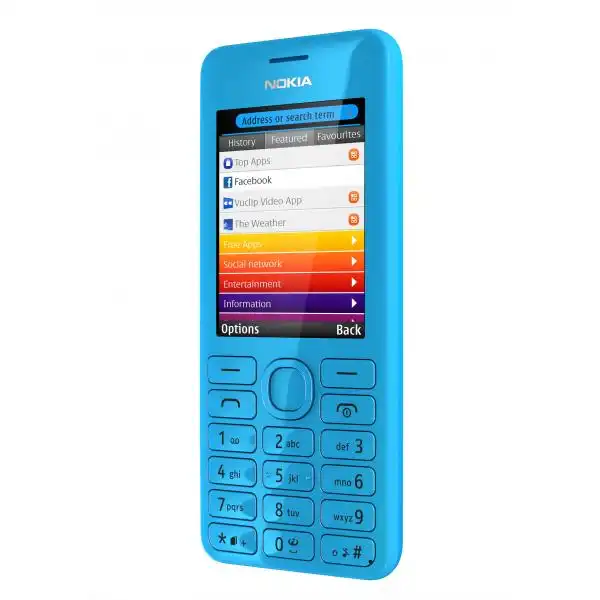 NOKIA 206 DUAL SIM CYAN