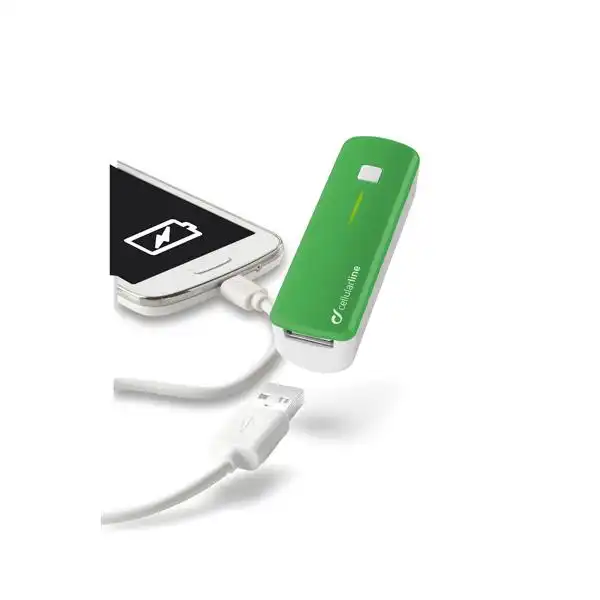 CELLULAR POWERBANK 2200MAH GREEN