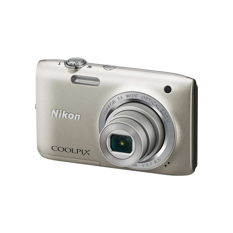 NIKON S2800 SILVER + 8GB SDHC + CASE