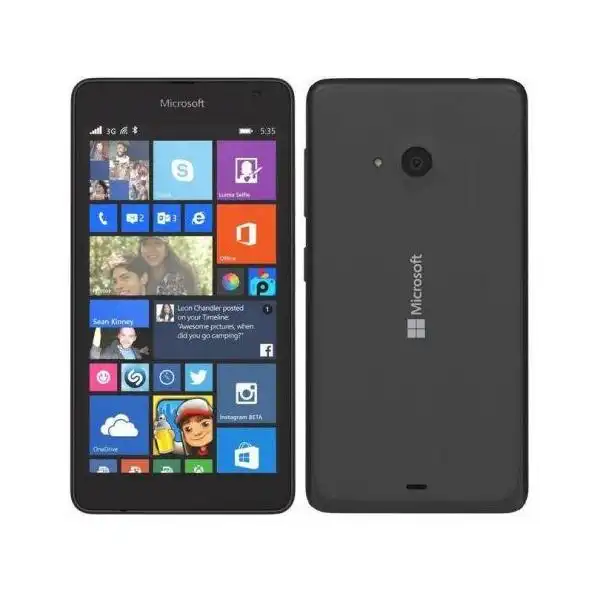 MICROSOFT LUMIA 535 SS BLACK + COVER