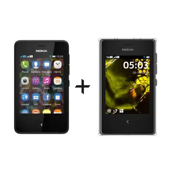 NOKIA ASHA 501+NOKIA ASHA 503 BLACK