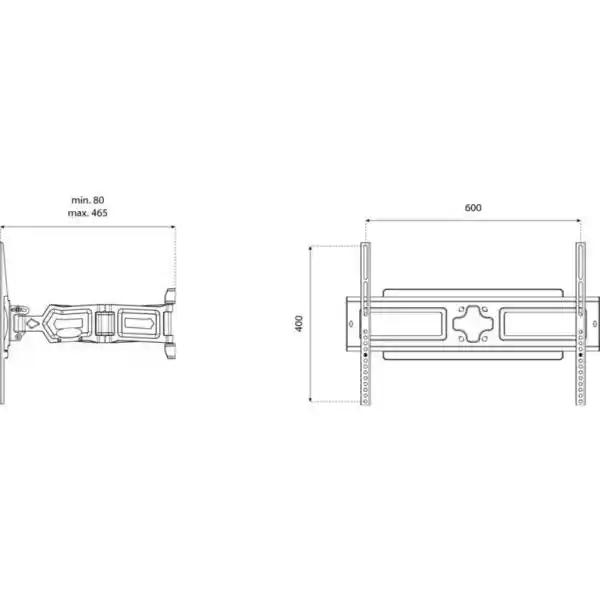 SONOROUS 545 TV STAND FULL MOTION 60" 