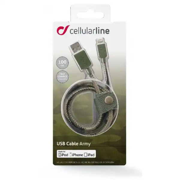 CELLULAR DATA CABLE MFI IPHONE CAMOUFLAG