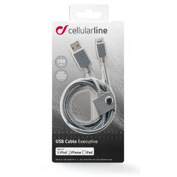 CELLULAR DATA CABLE MFI IPHONE LEATHER