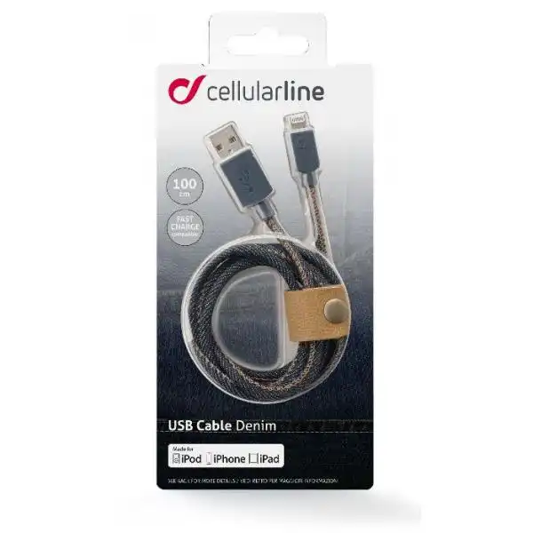 CELLULAR DATA CABLE MFI IPHONE JEANS
