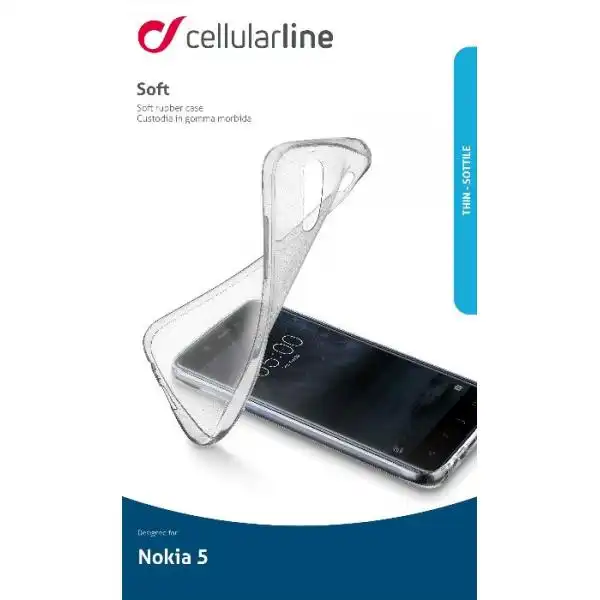 CELLULAR NOKIA 5 SOFT COVER TRANSP.