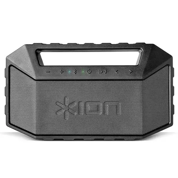 ION PLUNGE WATERPROOF STEREO BK PORTABLE SPEAKER