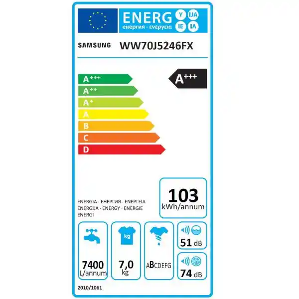 SAMSUNG WW70J5246FX/LE