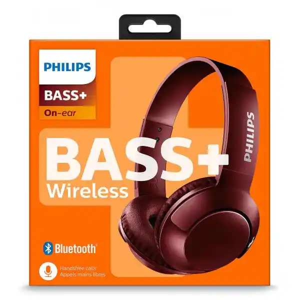 PHILIPS SHB3075RD/00 HEADPHONE W/MIC RED