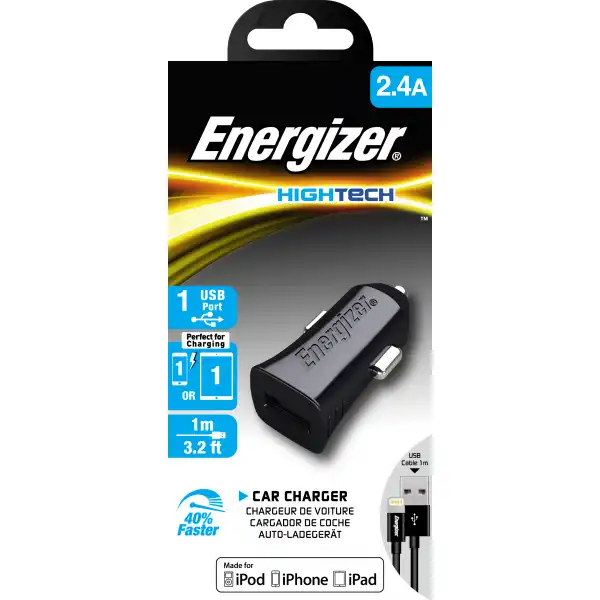 ENERGIZER CAR CHARGER 12V 2.4A
