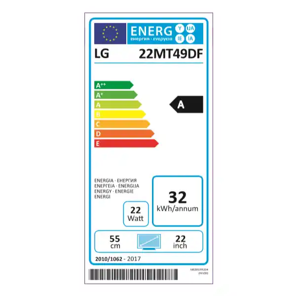 LG 22MT49DF FHD LED TV/MONITOR