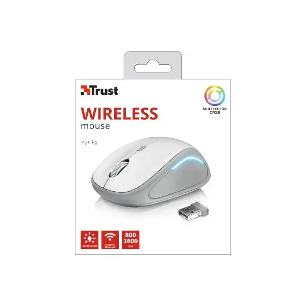 TRUST 22335 FX WIRELESS MOUSE WHITE