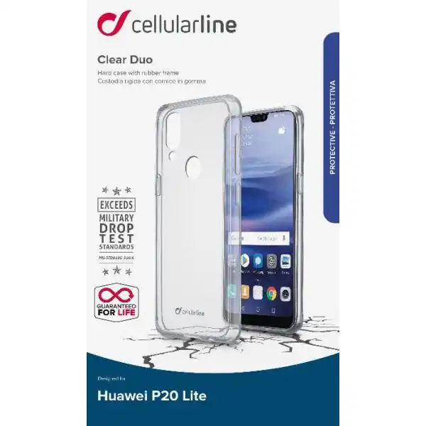 CELLULAR HUAWEI P20 LITE TRANSP.H.COVER