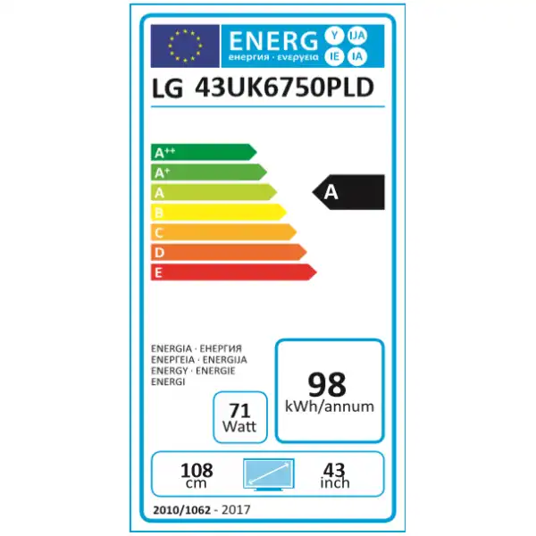 LG 43UK6750PLD SMART UHD LED TV