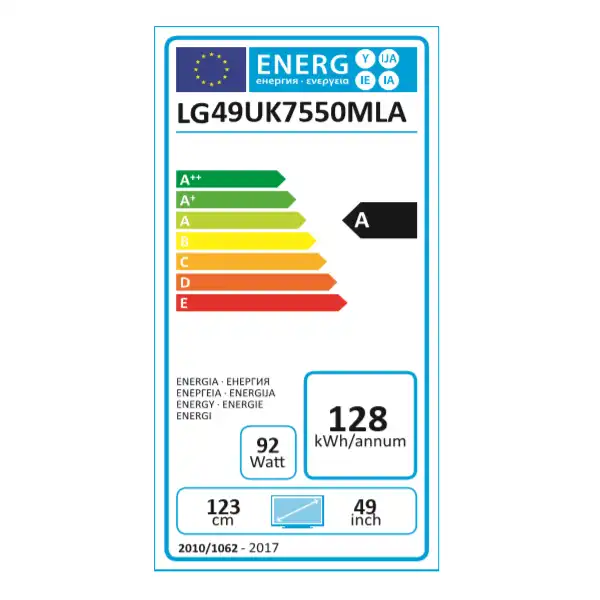 LG 49UK7550MLA SMART UHD LED TV