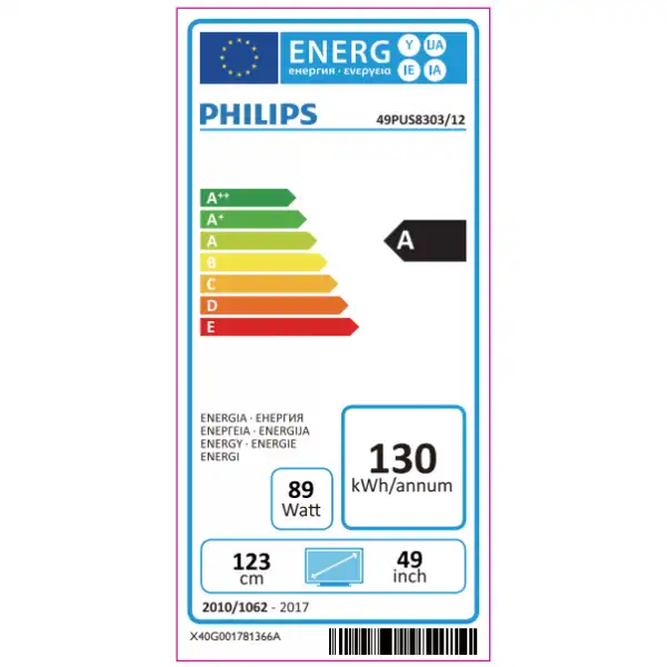 PHILIPS 49PUS8303 SMART UHD LED TV