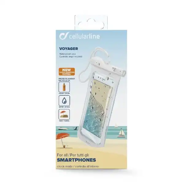 CELLULAR WATERPROOF CASE TO 6.3'' WH