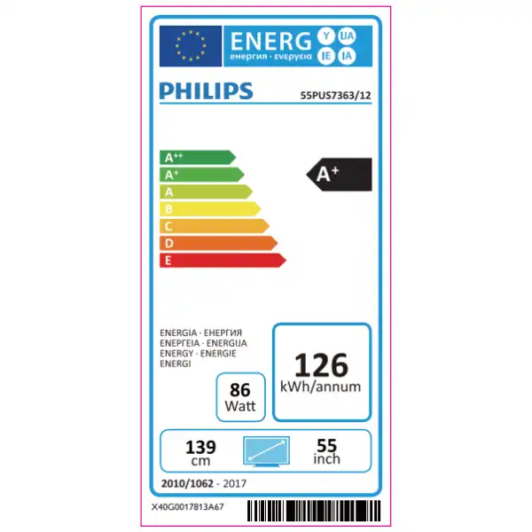 PHILIPS 55PUS7363 SMART UHD LED TV
