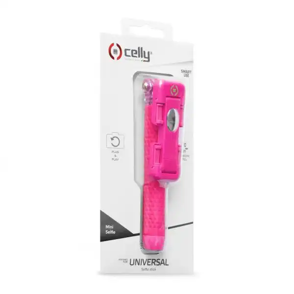 CELLY MINI SELFIE STICK PINK