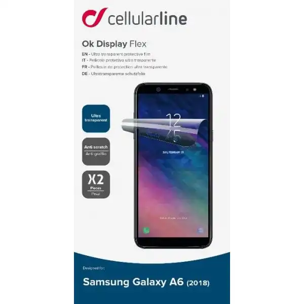 CELLULAR SAMS A6 2018 PROTECTOR 2 PC