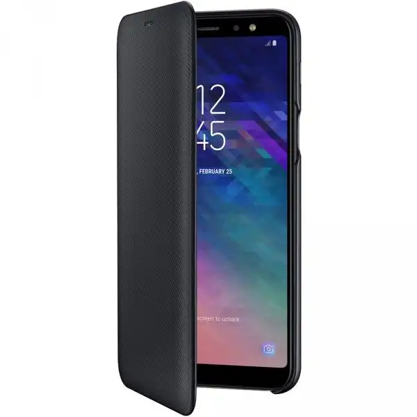 SAMSUNG A6+ 2018 FLIP COVER BK EF-WA605CB