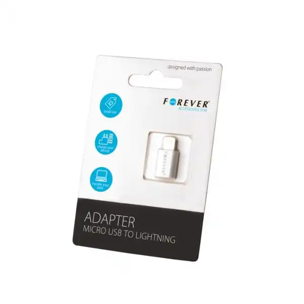 FOREVER MICRO USB/LIGHTNING ADAPTER