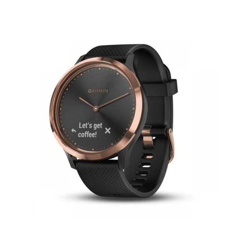 GARMIN VIVOMOVE HR SPORT BLACK/ROSE GOLD-010-01850-26